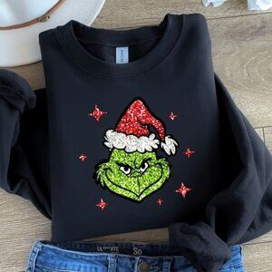 Grinch Christmas Sweatshirt Grinch Sweatshirt Christmas Sweatshirt 24